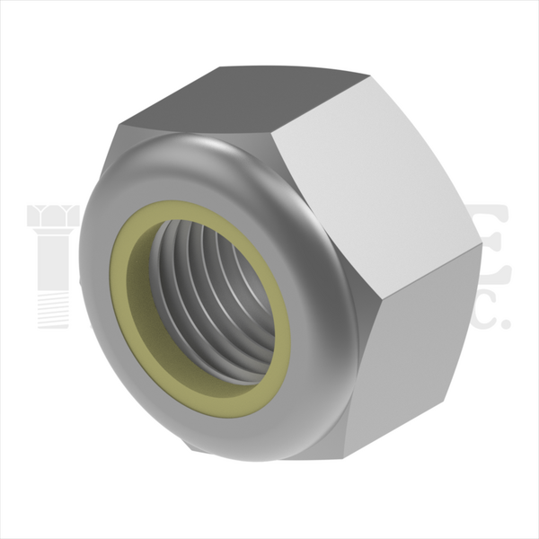 312010FZCOI 10-32  NYLON LOCKNUT ZC ORANGE INSERT